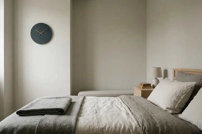 Une horloge dans un intérieur de style chambre